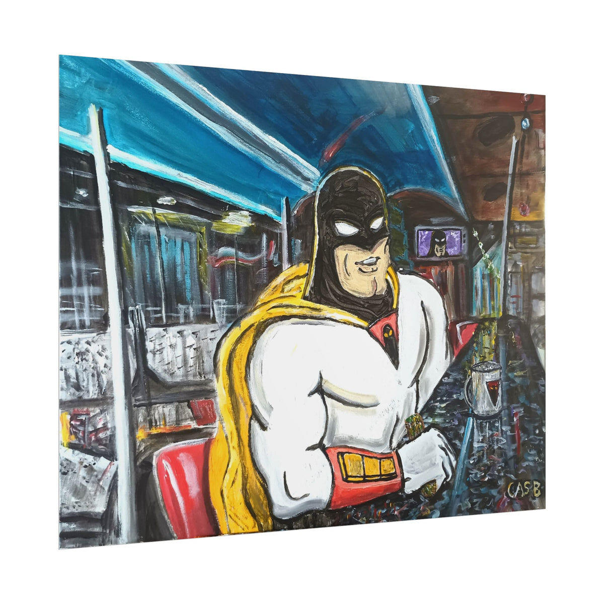 Space Ghost at Galaxy Diner Prints