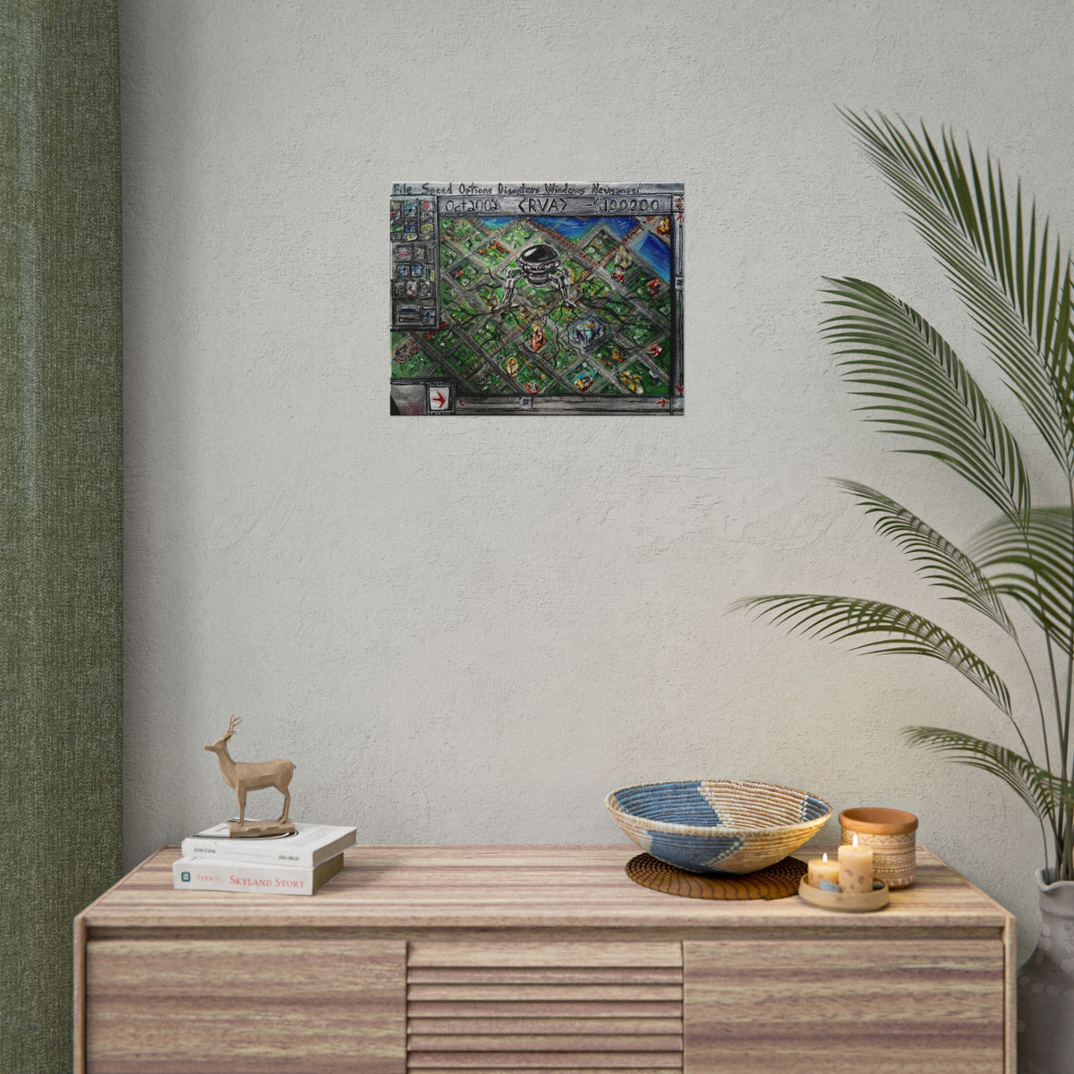 Sim City RVA prints. Free shipping!