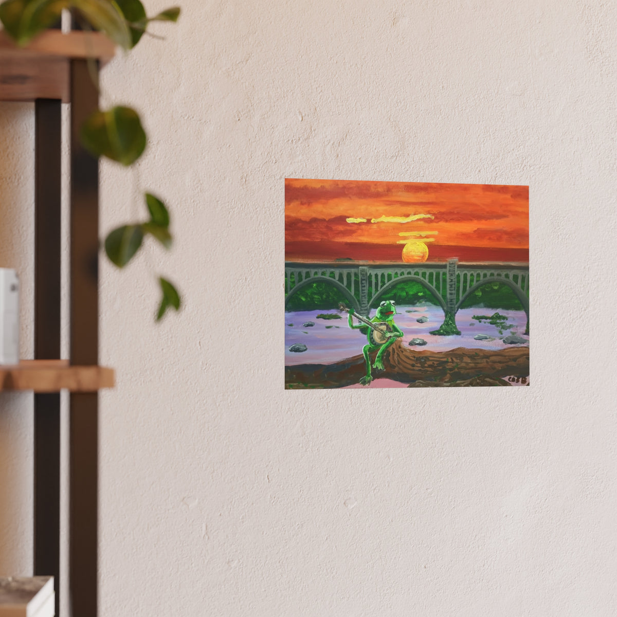 Kermit at the James River Poster