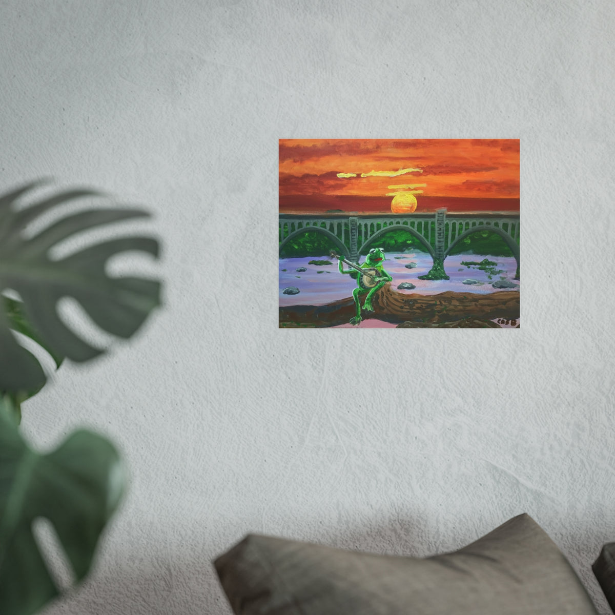Kermit at the James River Poster