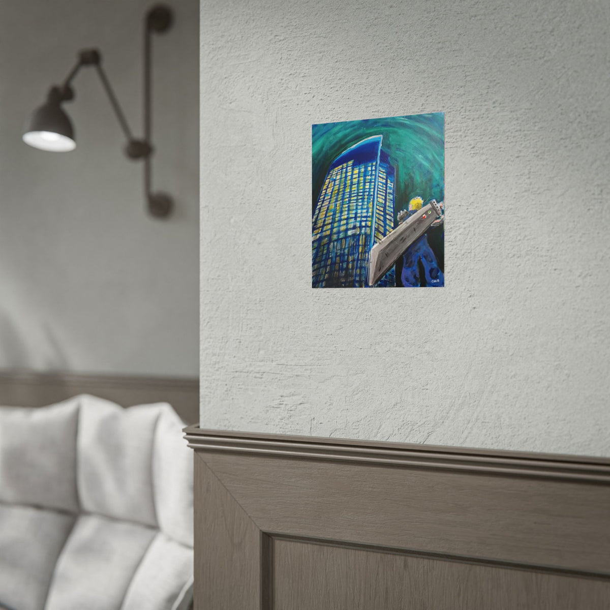 FFVII: RVA, Cloud vs Dominion Energy, Poster Print