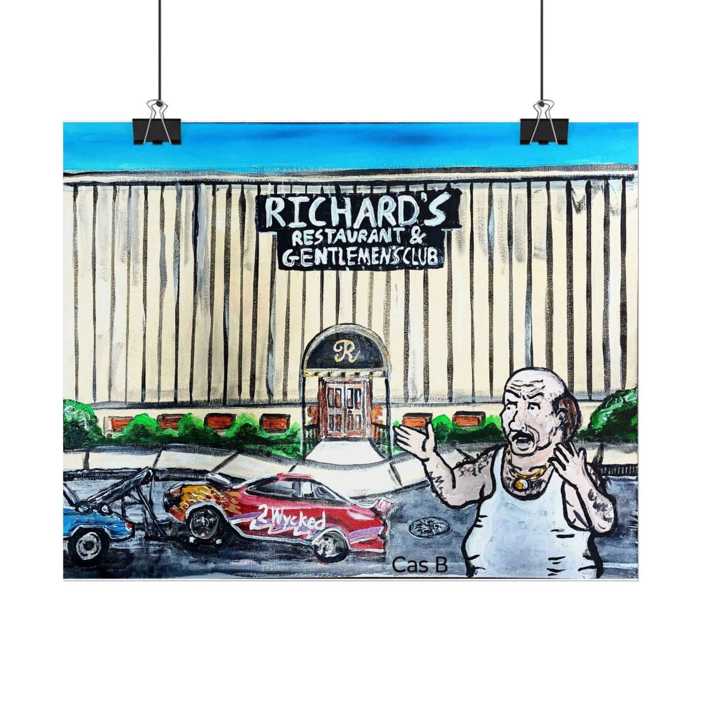 Carl at Richard's Poster