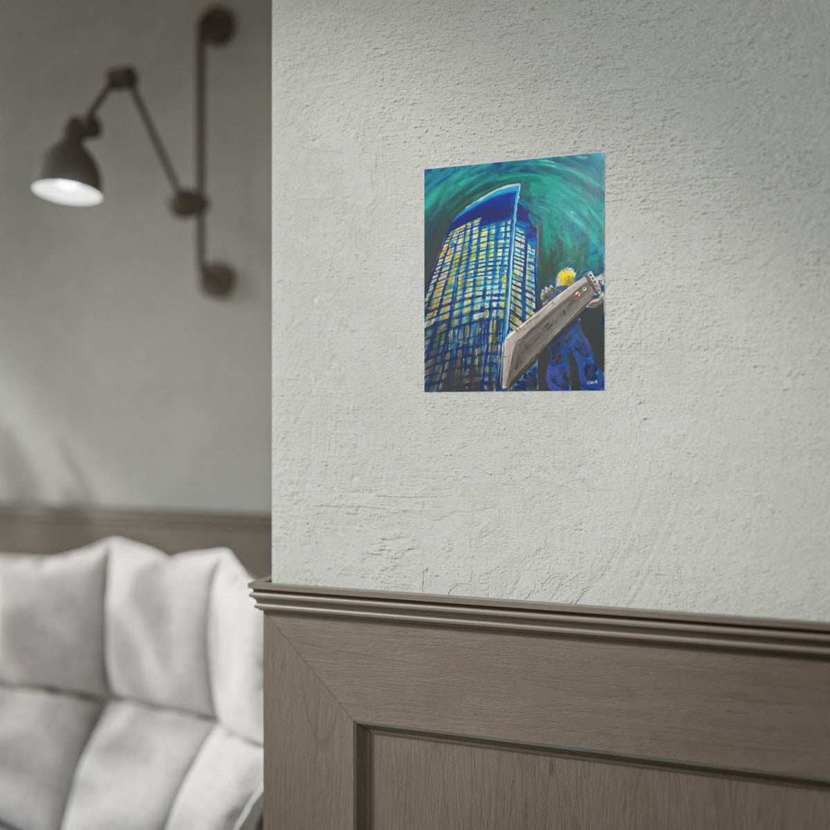 FFVII: RVA, Cloud vs Dominion Energy, Poster Print