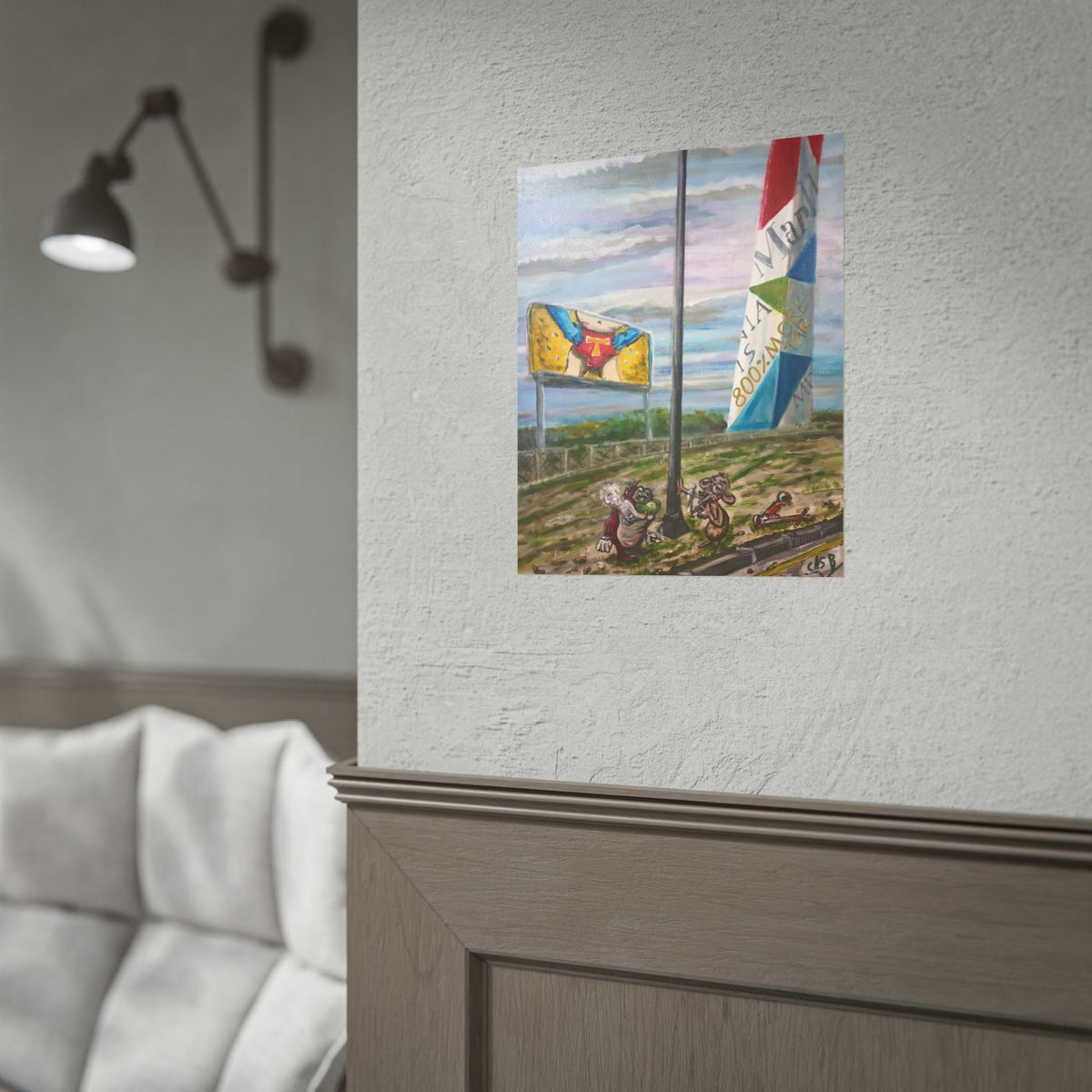 Ren & Stimpy @ RVA Marlboro Tower, Poster Prints