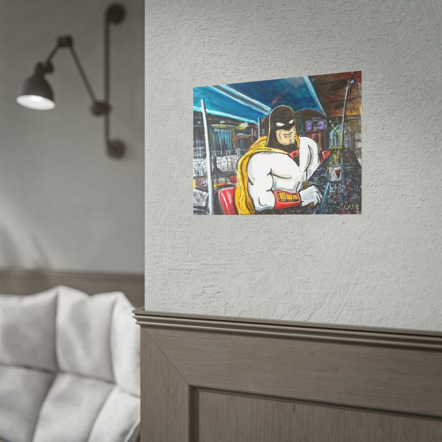 Space Ghost at Galaxy Diner Prints
